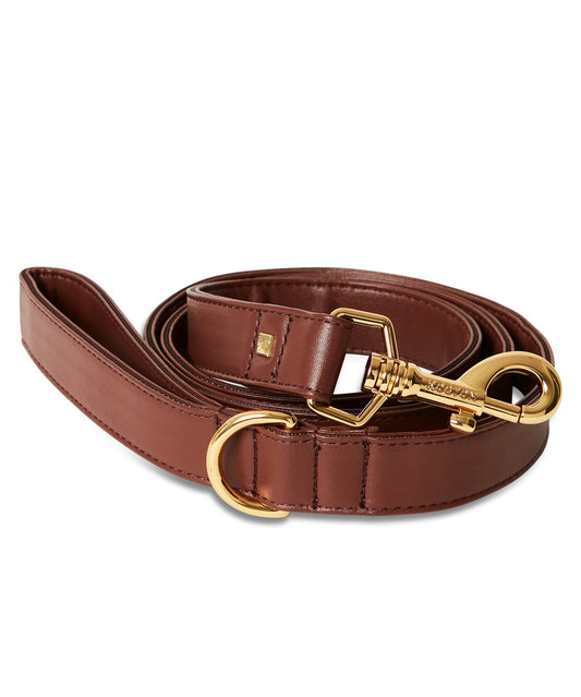 Vegan Leather Leash - Cocoa