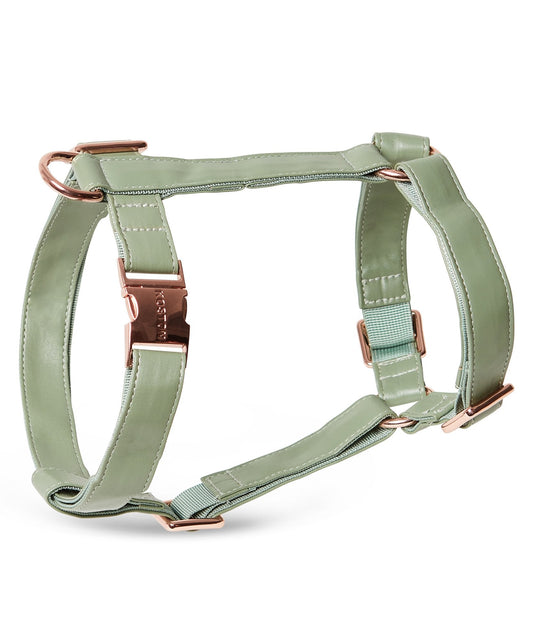 Vegan Leather Harness - Sage Green
