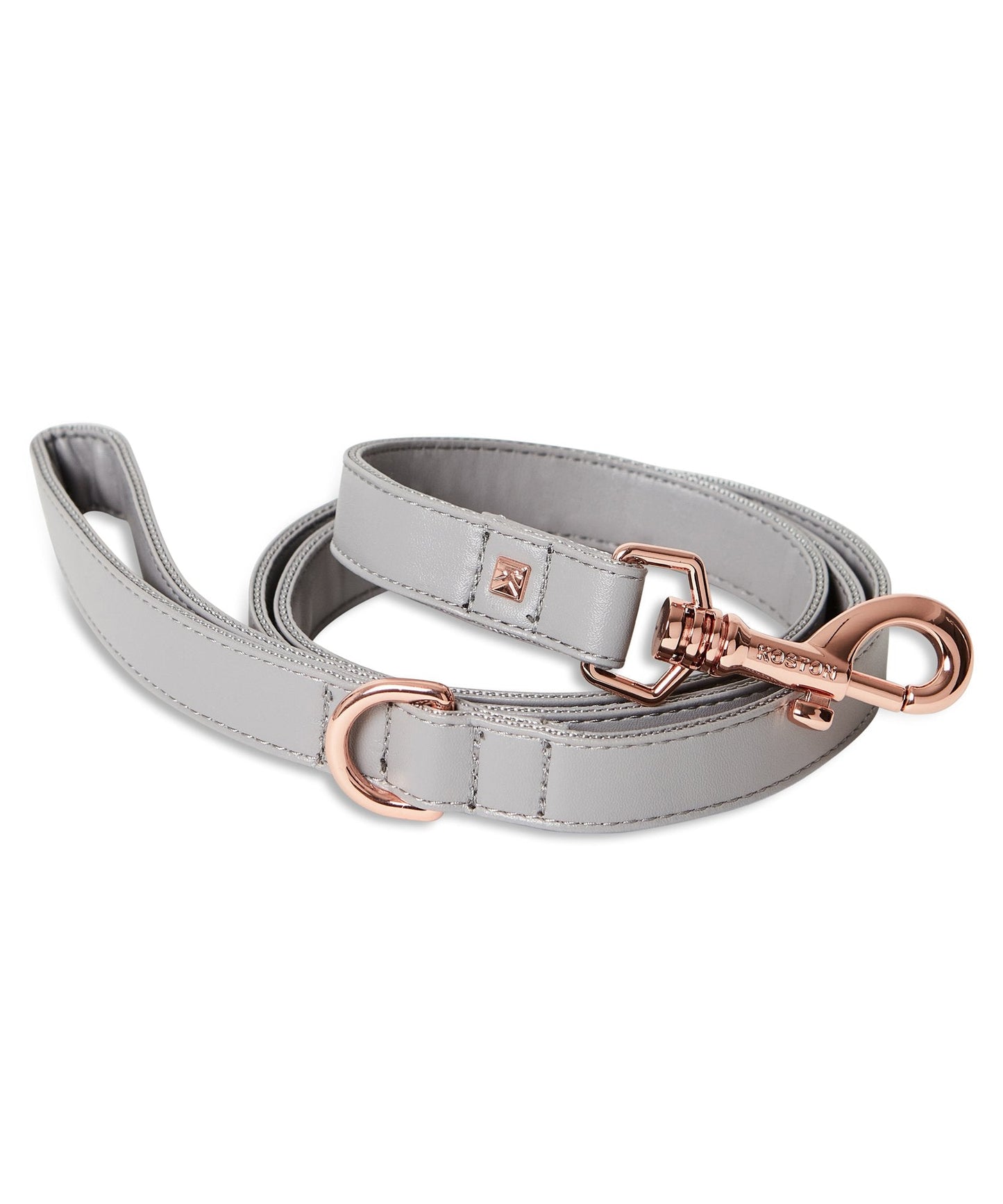 Vegan Leather Leash - Grey