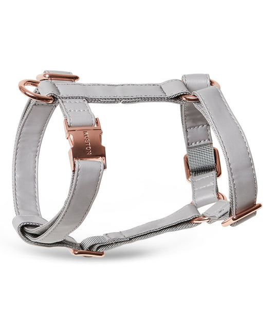 Vegan Leather Harness - Grey