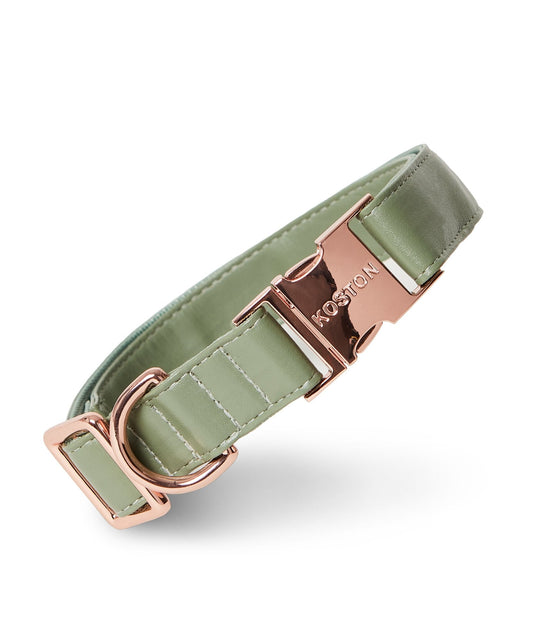 Vegan Leather Collar - Sage Green