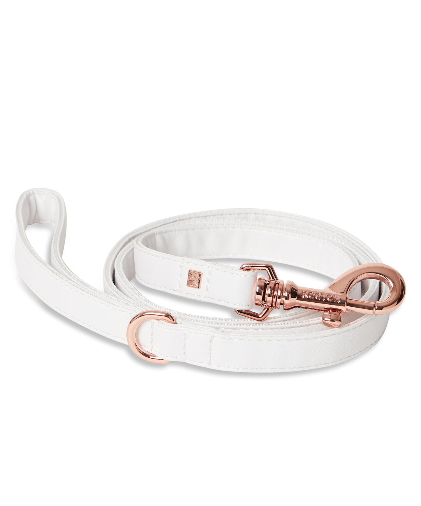 Vegan Leather Leash - White