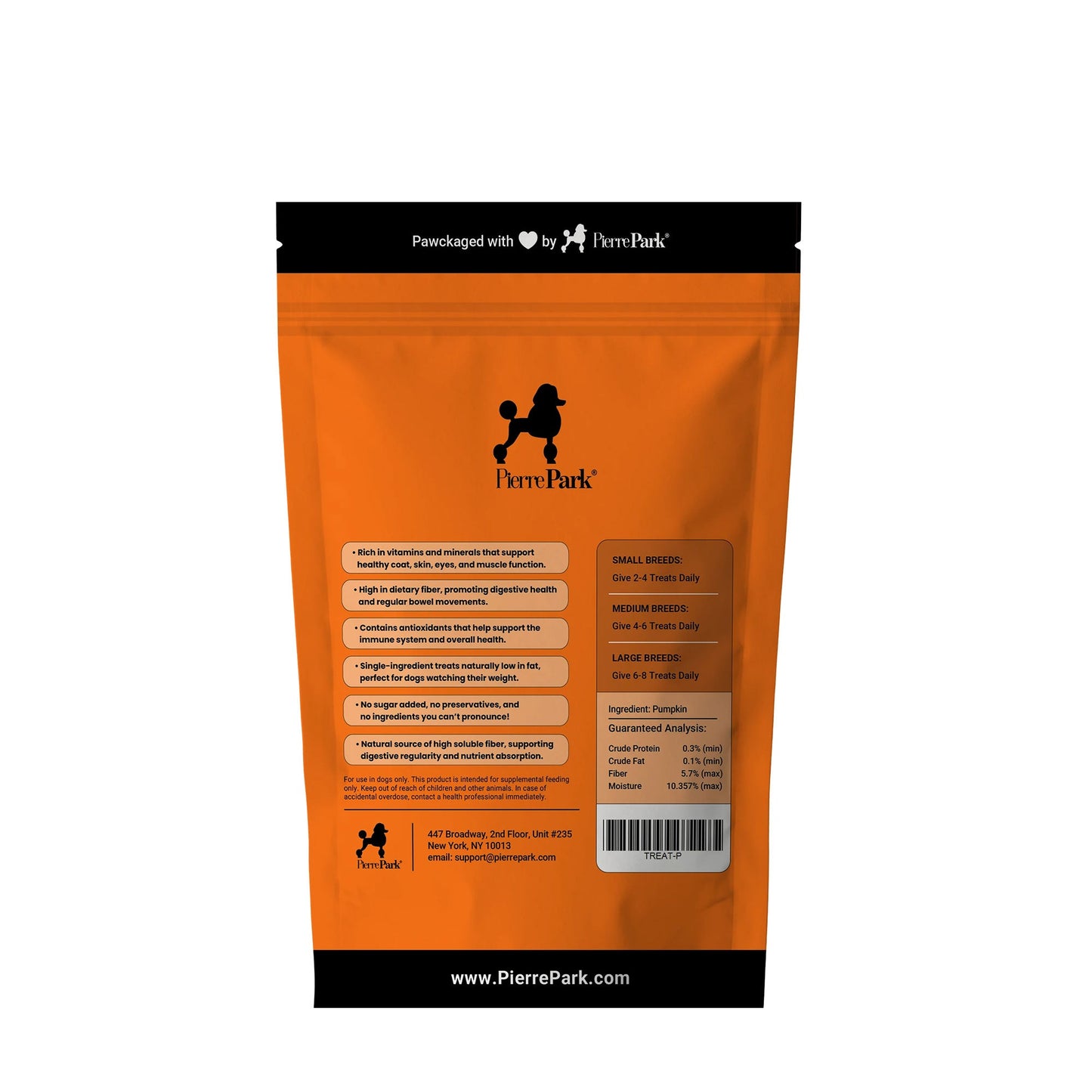 Pumpkin Dog Treats