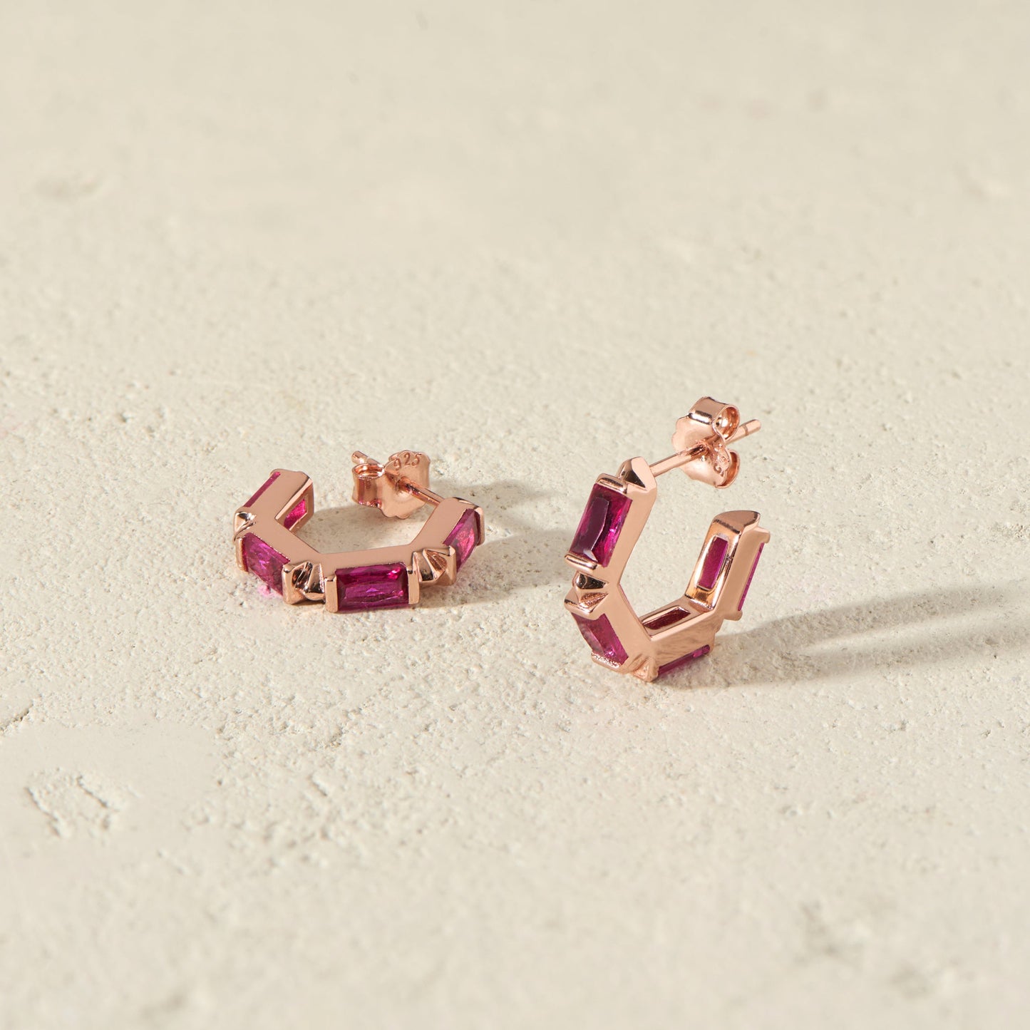 The Claire Hoop Earrings - Huggie