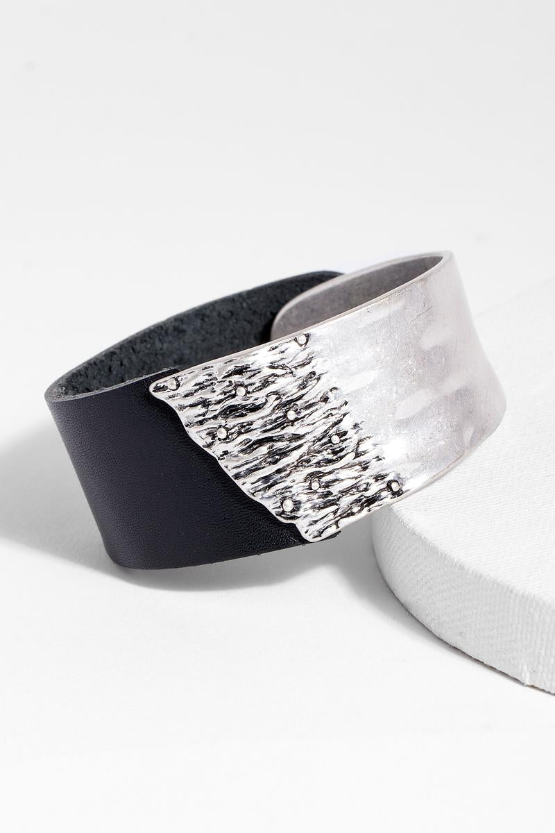 Wild Ways Metal Leather Bracelet