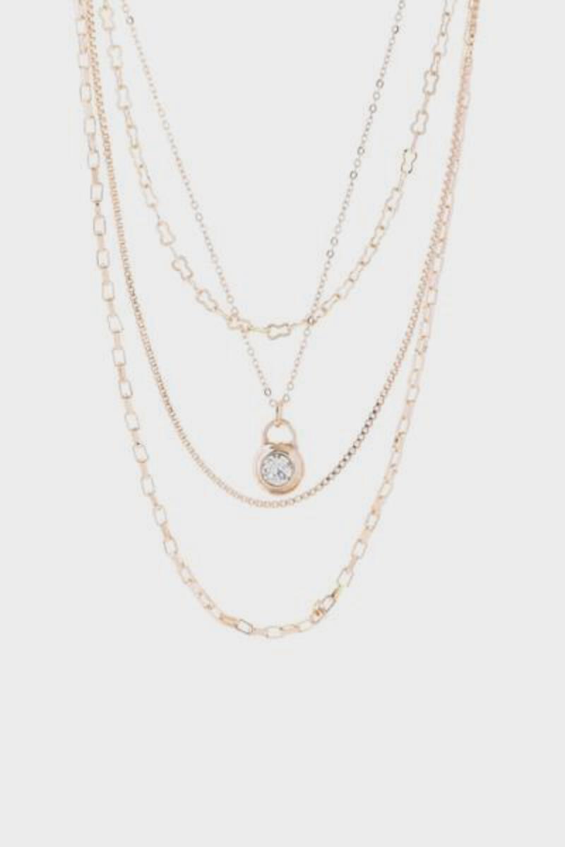 LAYERED PENDANT NECKLACE