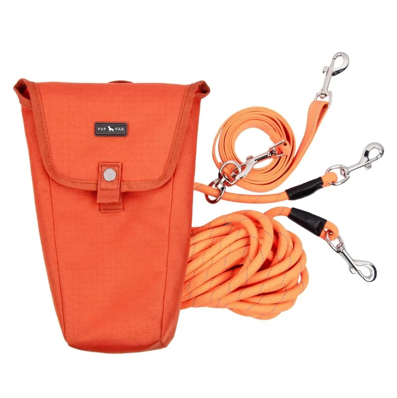 Dog Run 40ft Portable Dog Tie Out Cable with 6ft Dog Leash