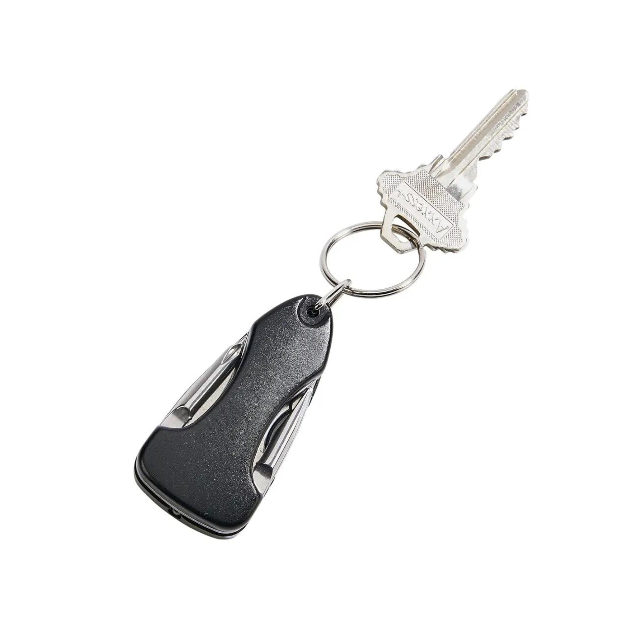 Black Key Chain W/Multi Tools,3.5