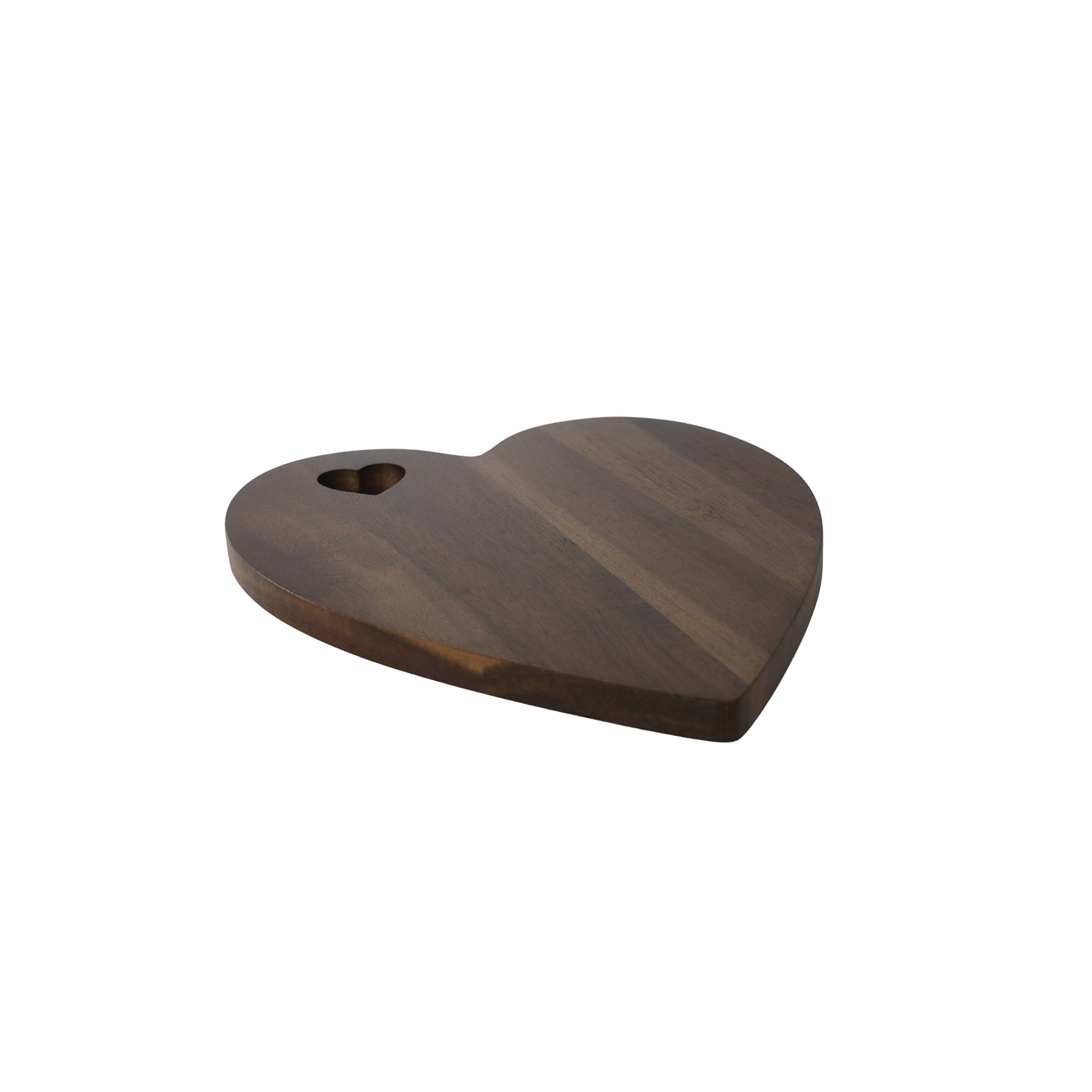 Heart Shaped Acacia Wood Board - 9.75