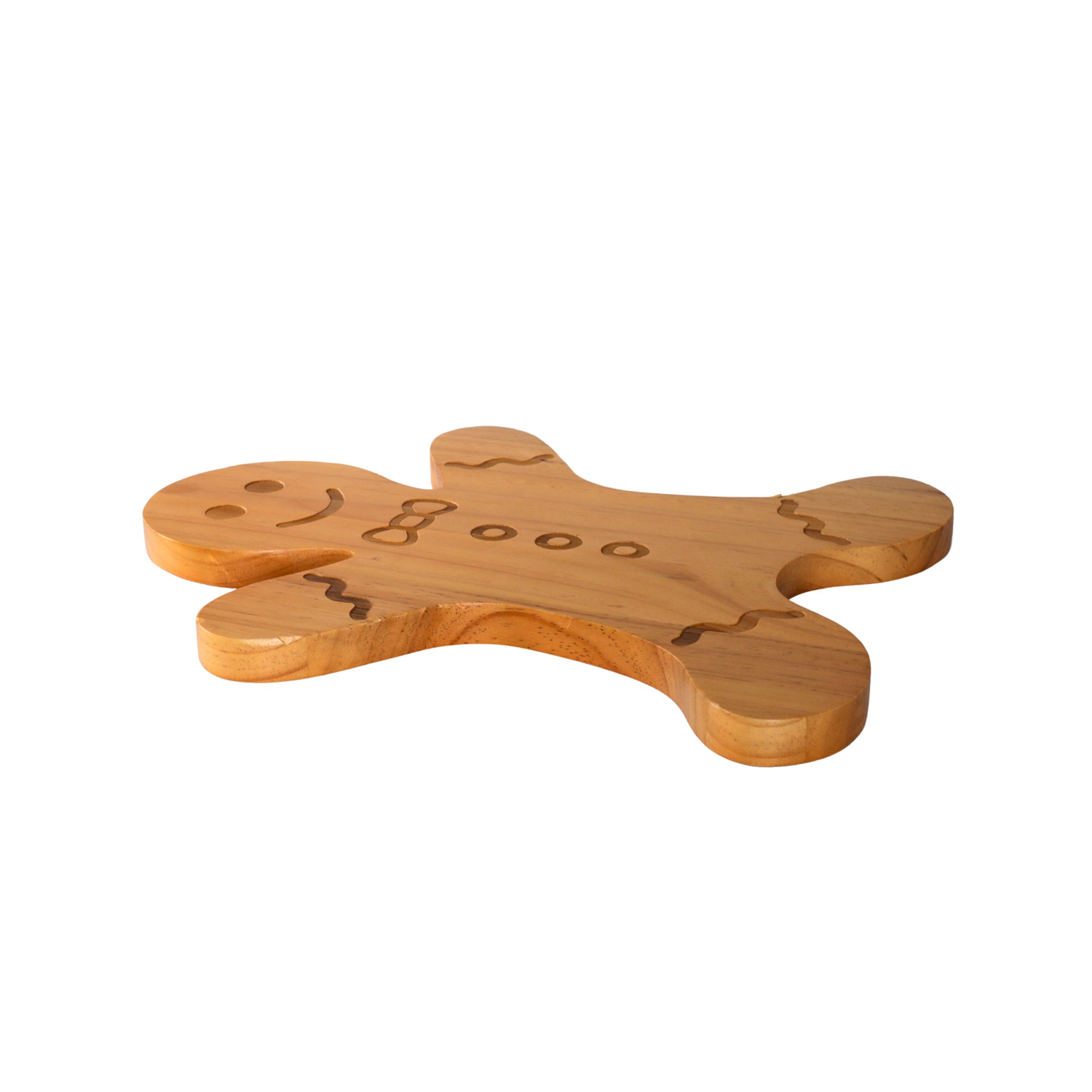 Gingerbread Man Pine Wood Board - 15