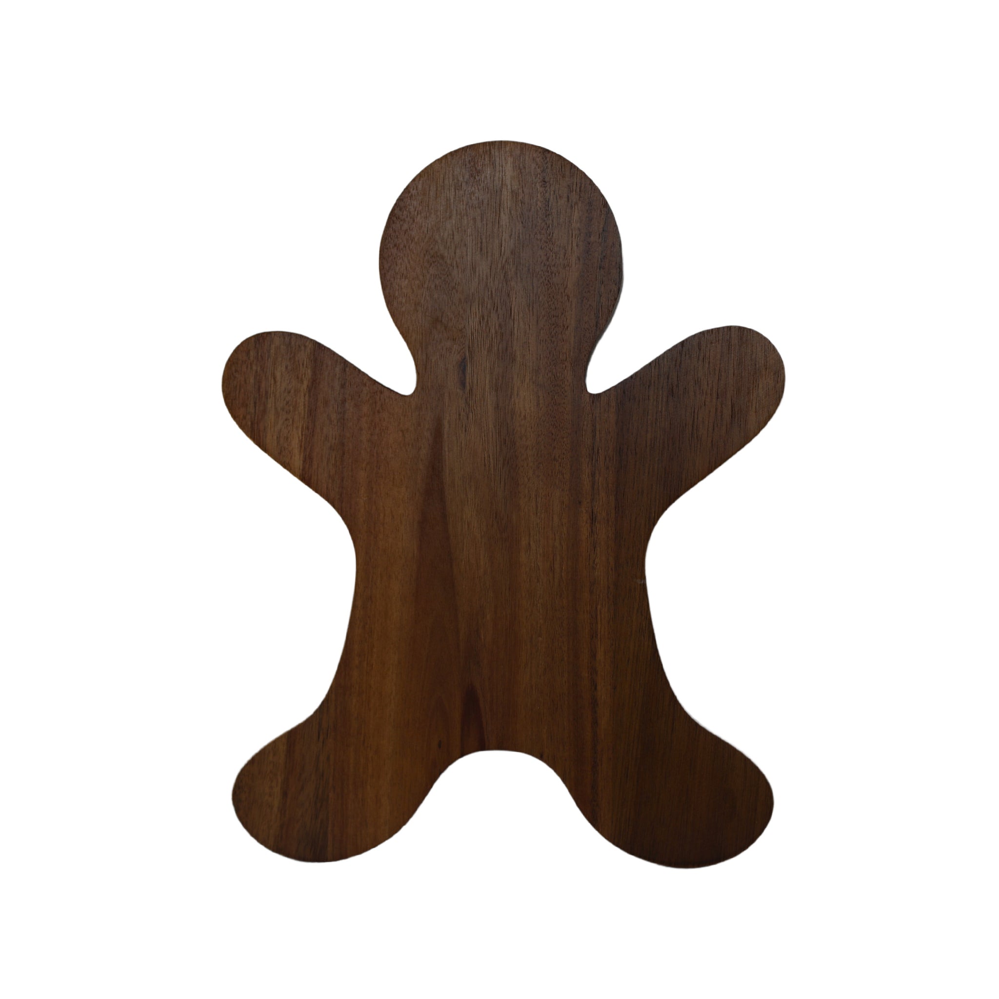 Gingerbread Man Acacia Wood Board - 15