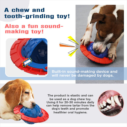 KADTC Dog Squeaky Toy for Small/Medium Dogs Fetch Outdoor Interactive Indoor Chew Teething Ball Crate Training Toys Christmas & New Year Gift