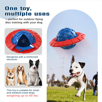 KADTC Dog Squeaky Toy for Small/Medium Dogs Fetch Outdoor Interactive Indoor Chew Teething Ball Crate Training Toys Christmas & New Year Gift