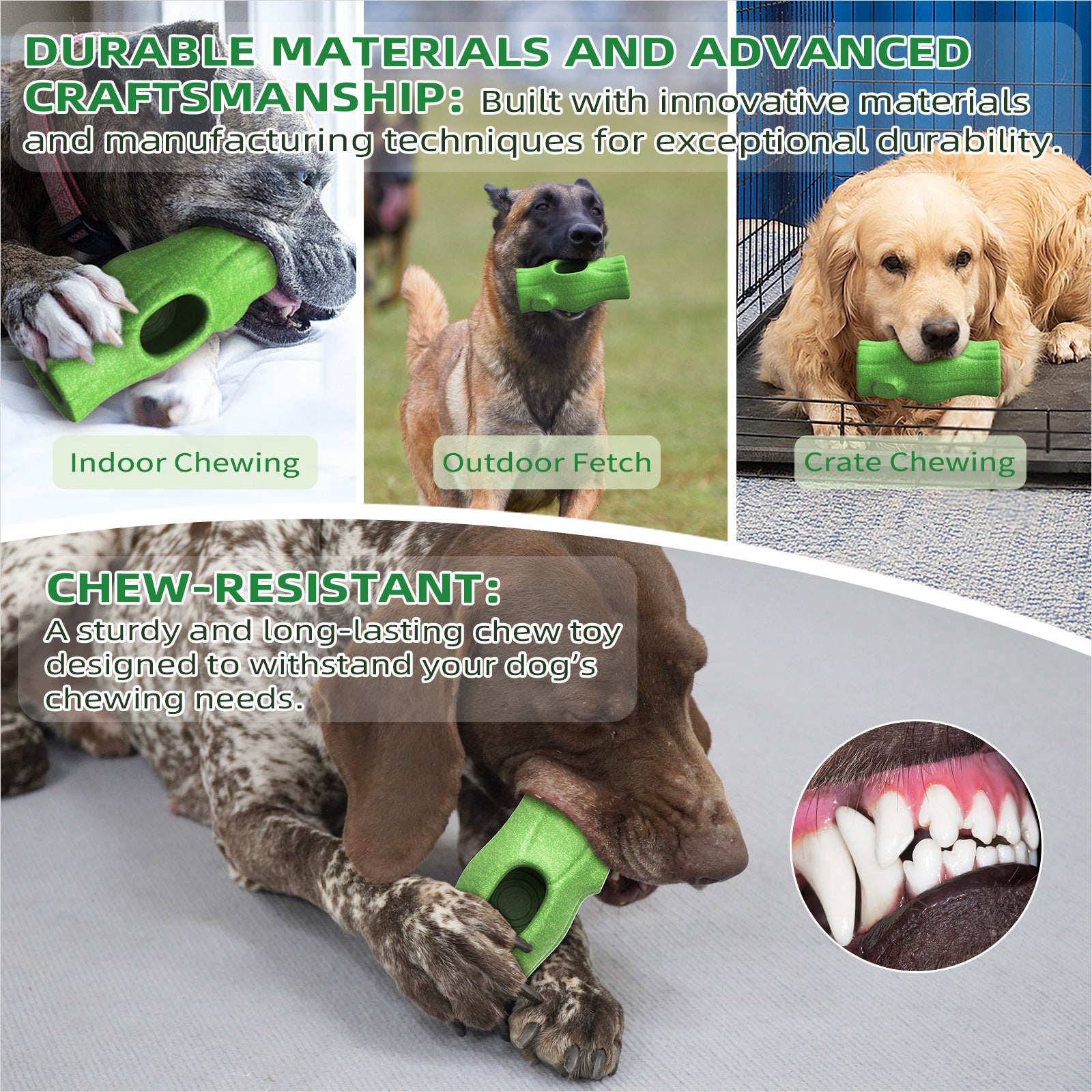 KADTC All in ONE 3 in 1 - Large Size Indestructible Dog Fillable Toy Peanut Butter Filler & Freeze Frozen Lick Treat Tray Durable Tough Chew Toys For Aggressive Chewers Dogs Christmas & New Year Gift