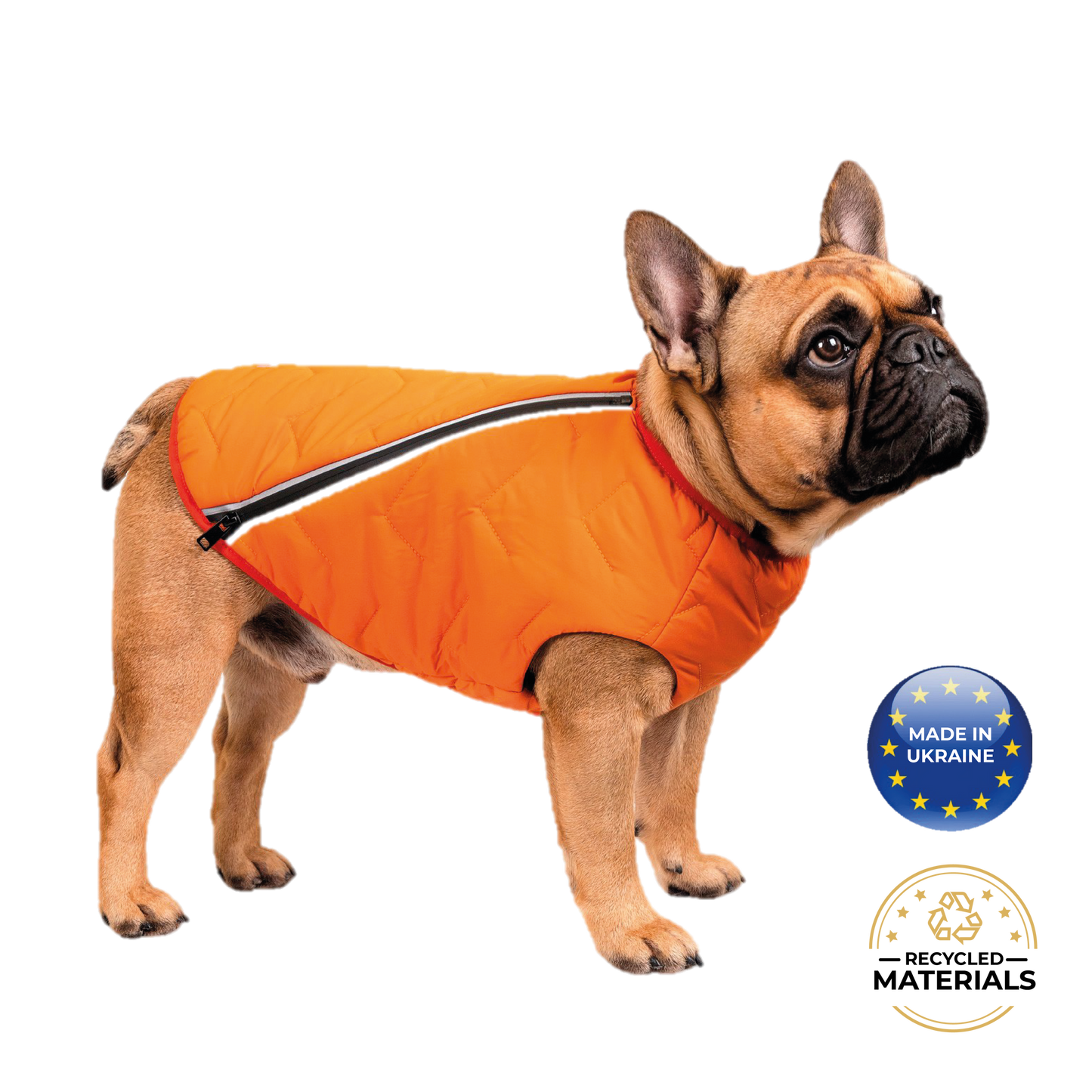 Sustainable Eco-Friendly Dog Jacket / Vest - Made in Ukraine - Bonne et Filou