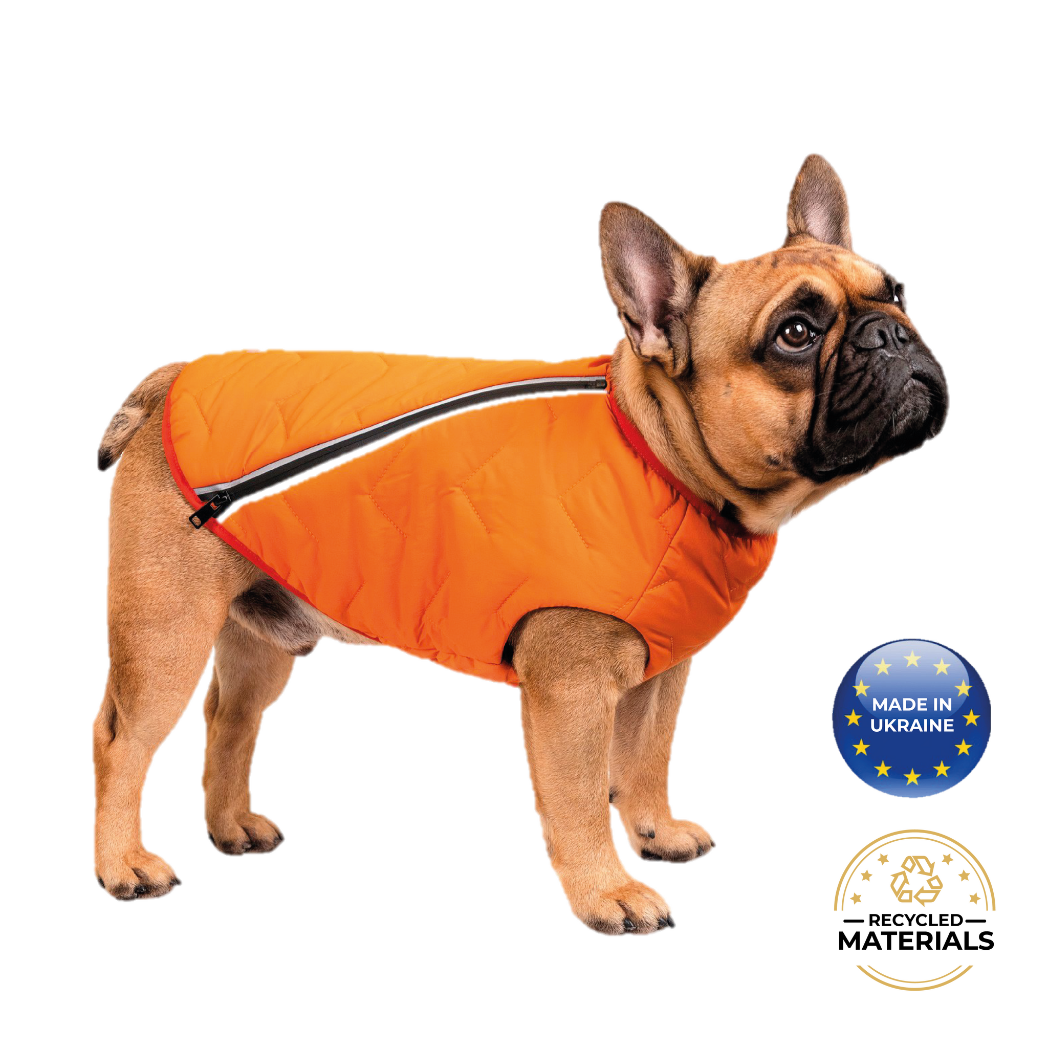 Sustainable Eco-Friendly Dog Jacket / Vest - Made in Ukraine - Bonne et Filou