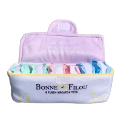 Dog Toy Macarons Squeaky Plush | Dog Gifts