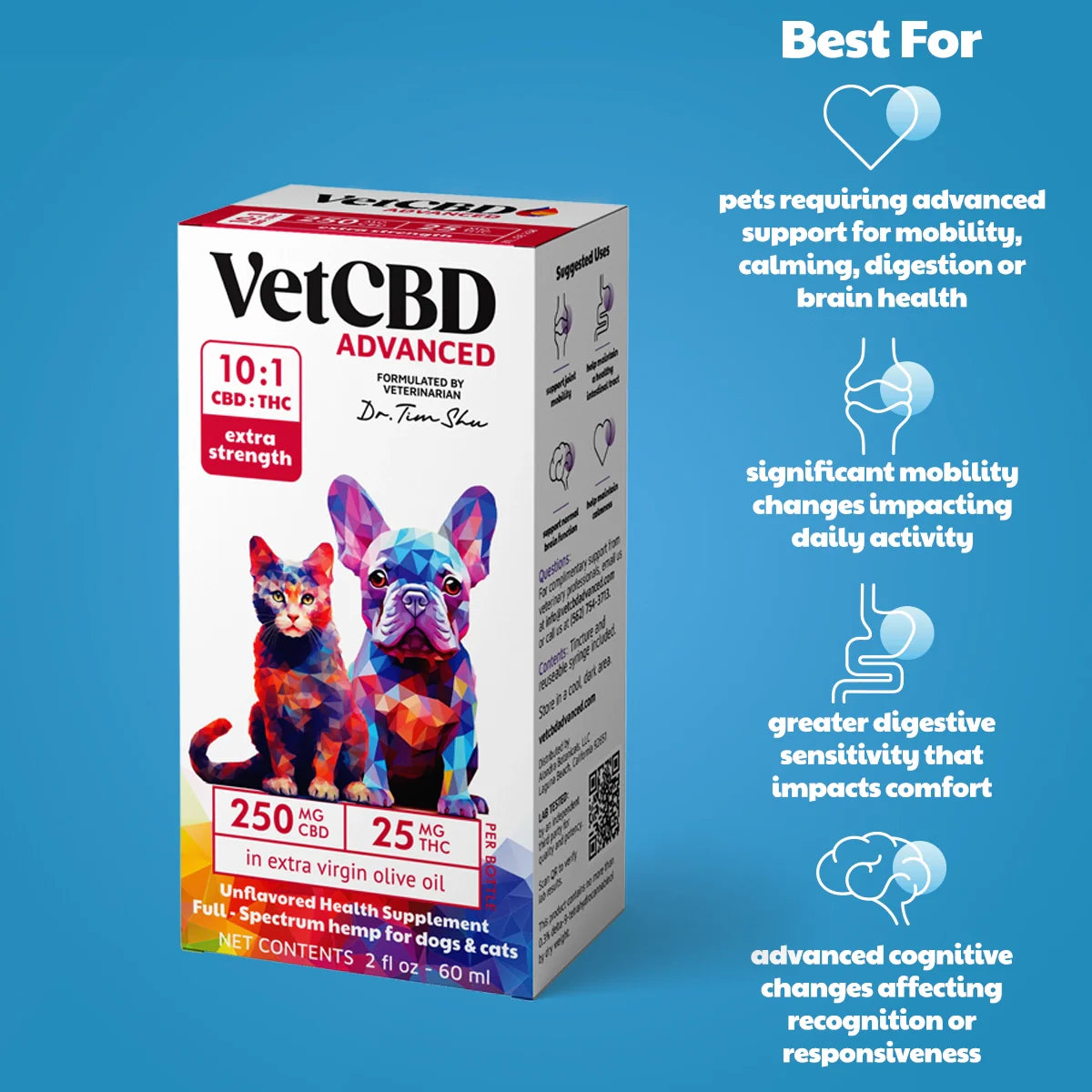 Advanced Formula CBD:THC Tinctures
