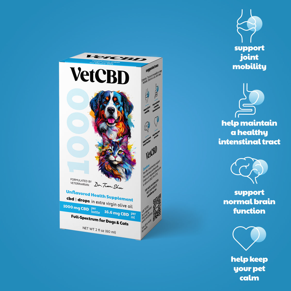 Standard Formula CBD Tinctures for Dogs & Cats