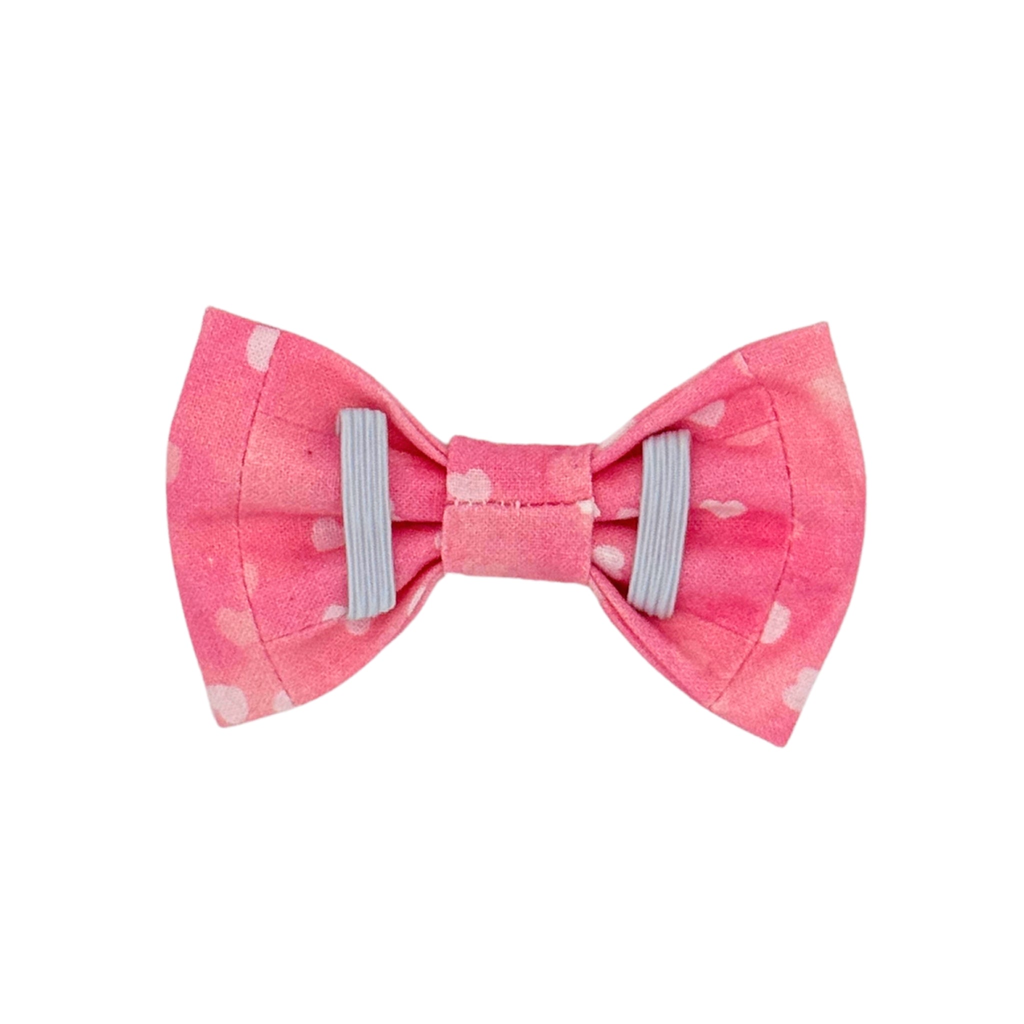 Pink Hearts Bow