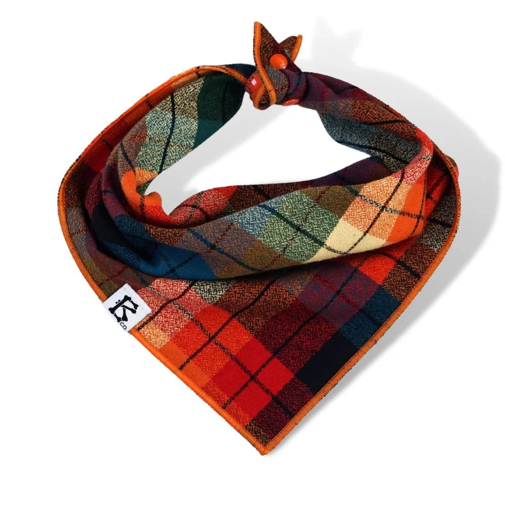 "Sunset" Flannel Bandana