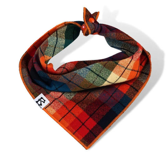 "Sunset" Flannel Bandana