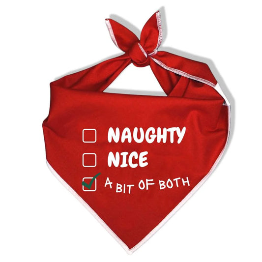 "Santa's Checklist" Bandana