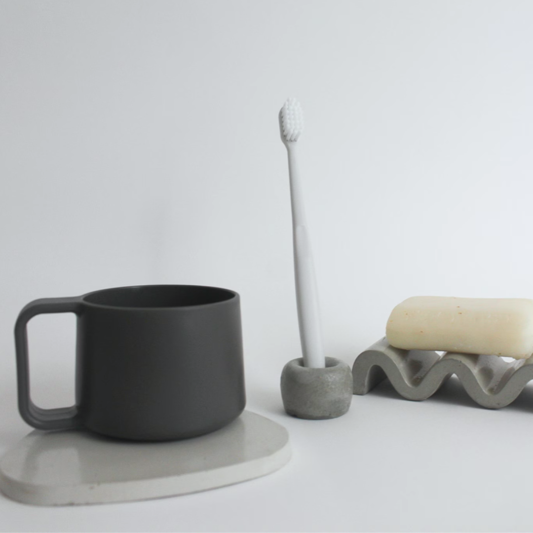 Round Single Toothbrush Holder
