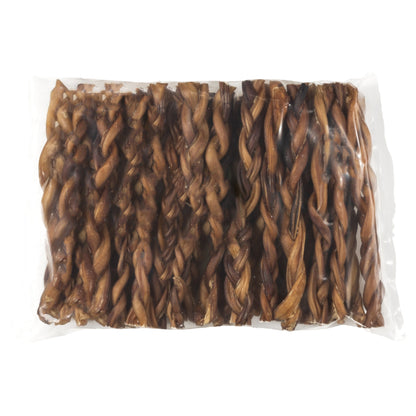 12” Triple Braided Bully Sticks for Dogs | Natural Beef Chews