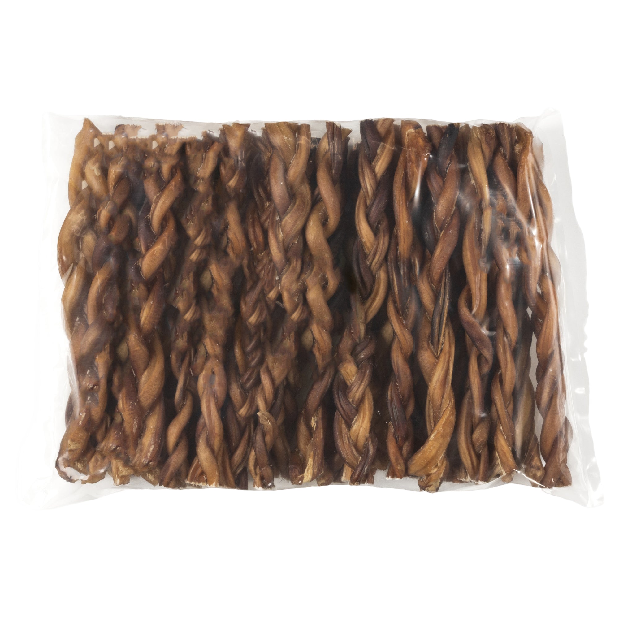 12” Thin Braided Bully Sticks - All-Natural Dog Treats (25-Count)