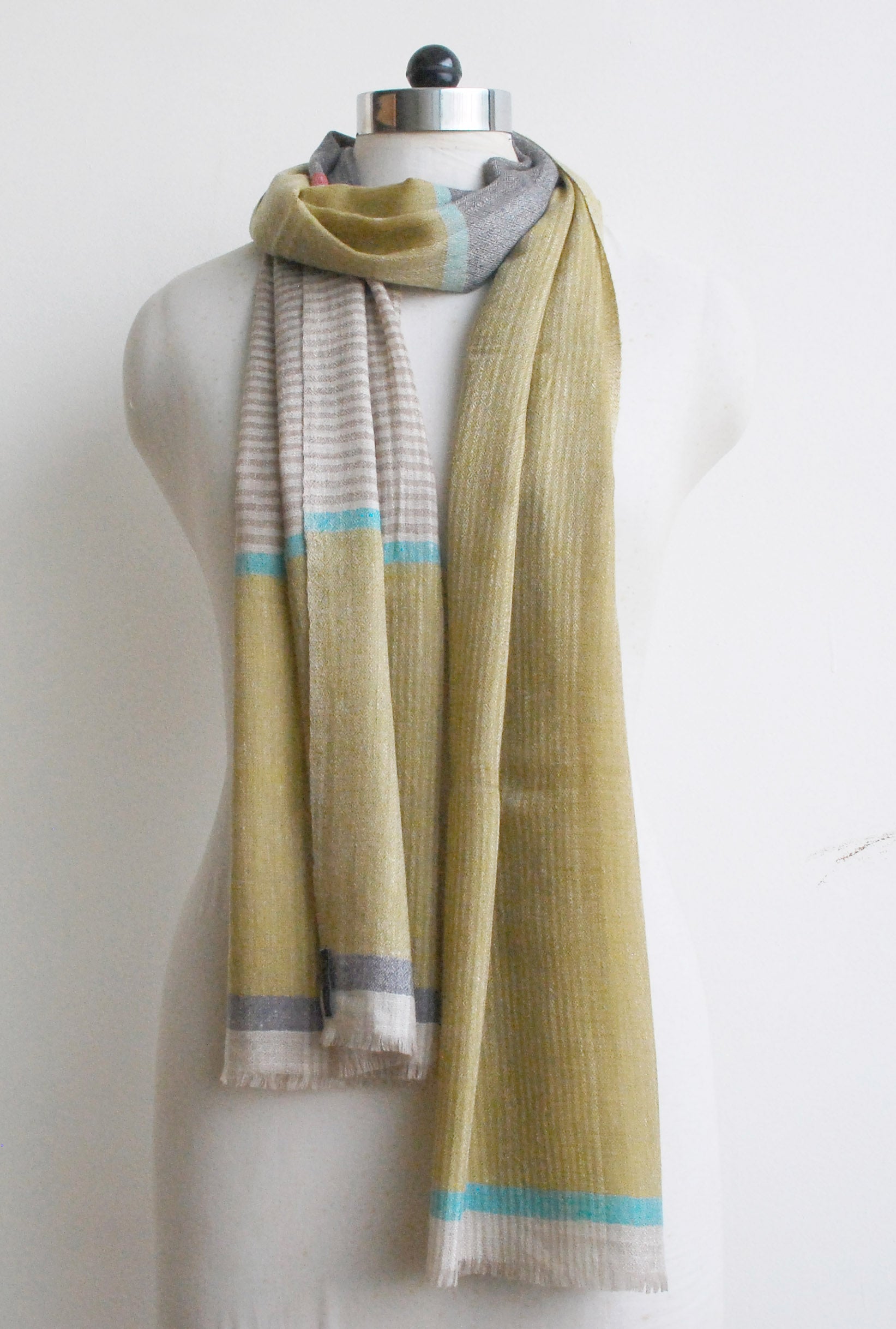 100% Cashmere Scarf - 129 - 40x220