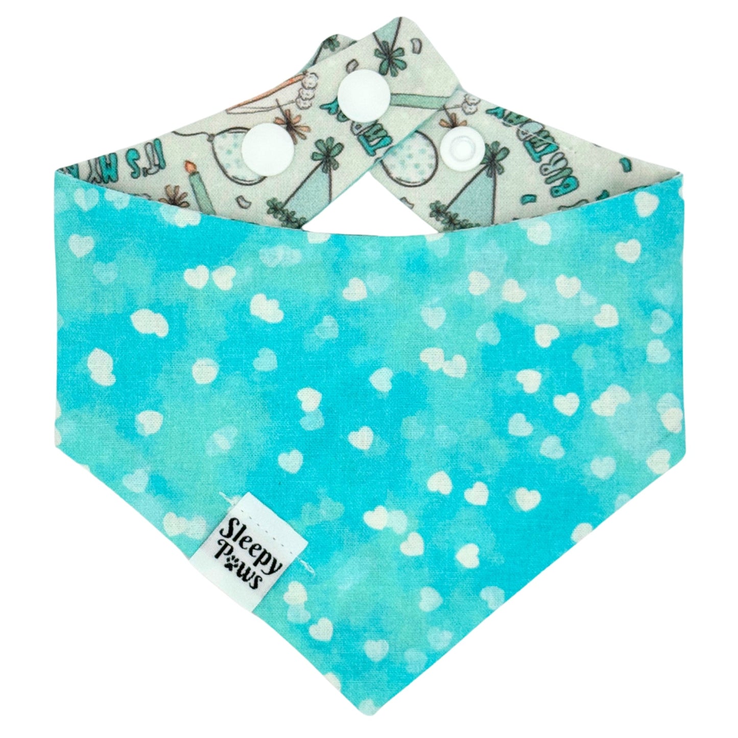 It's My Birthday Blue Bandana