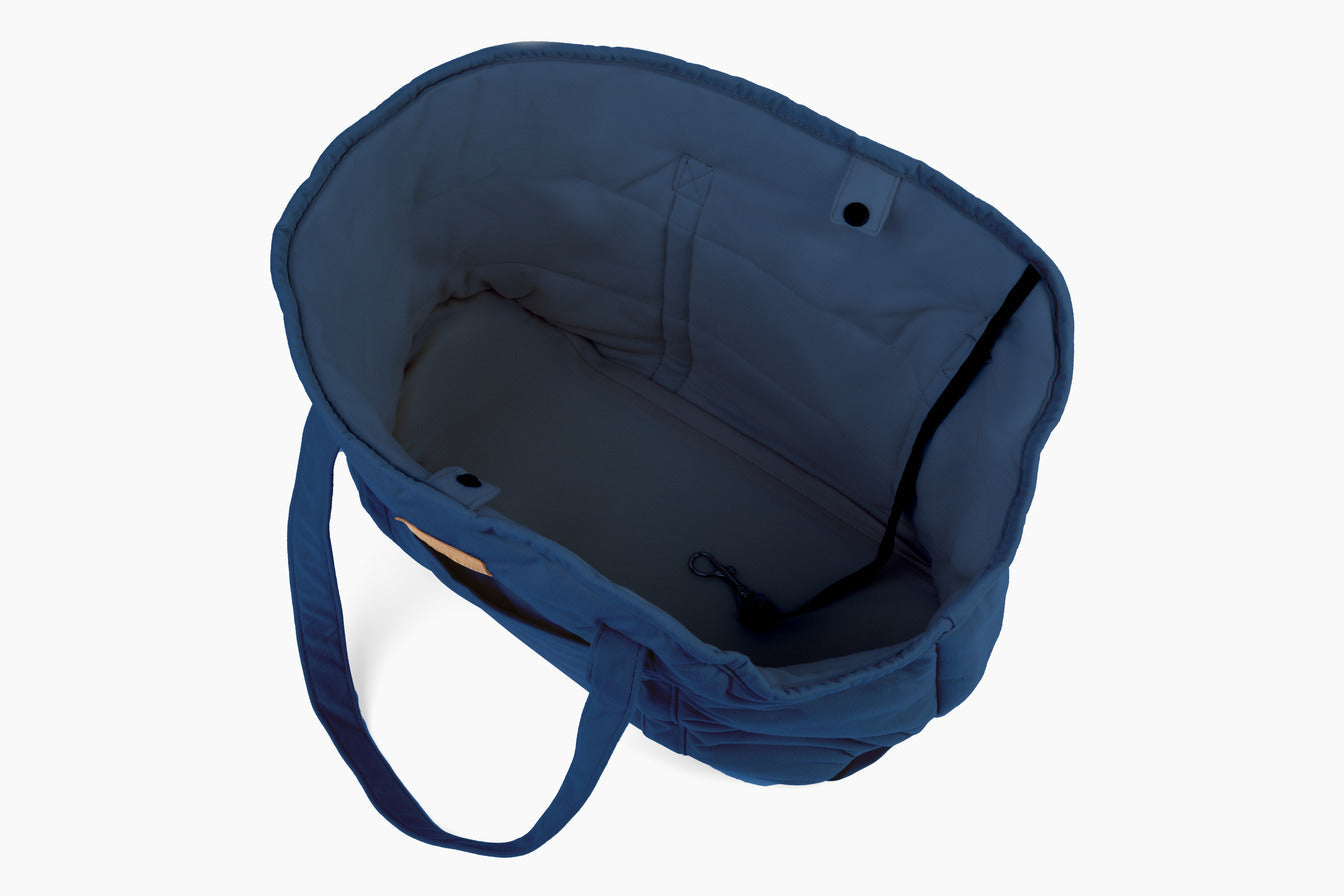 Plush Pup Carrier—Navy