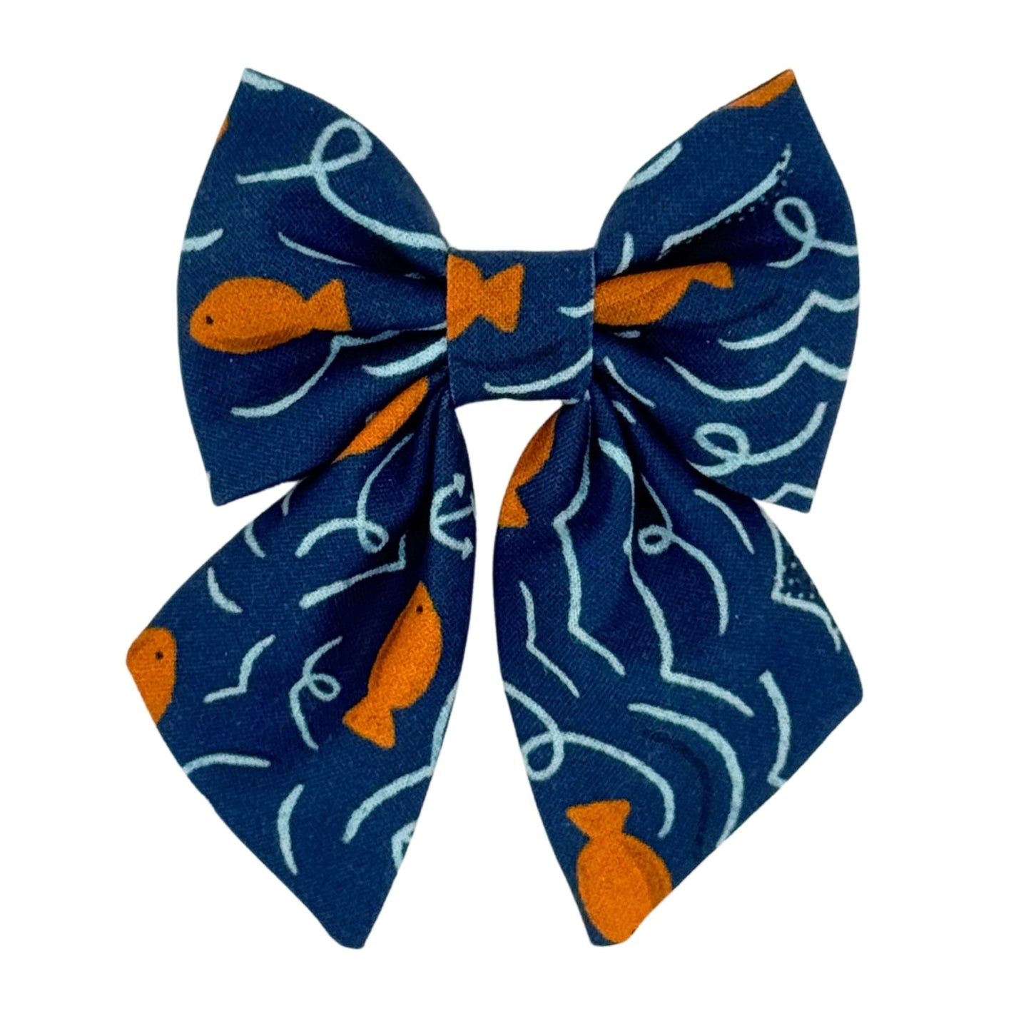 Swimming Goldfish Sailor Bow