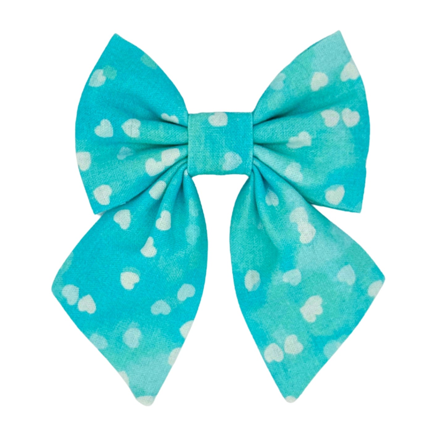 Blue Hearts Sailor Bow