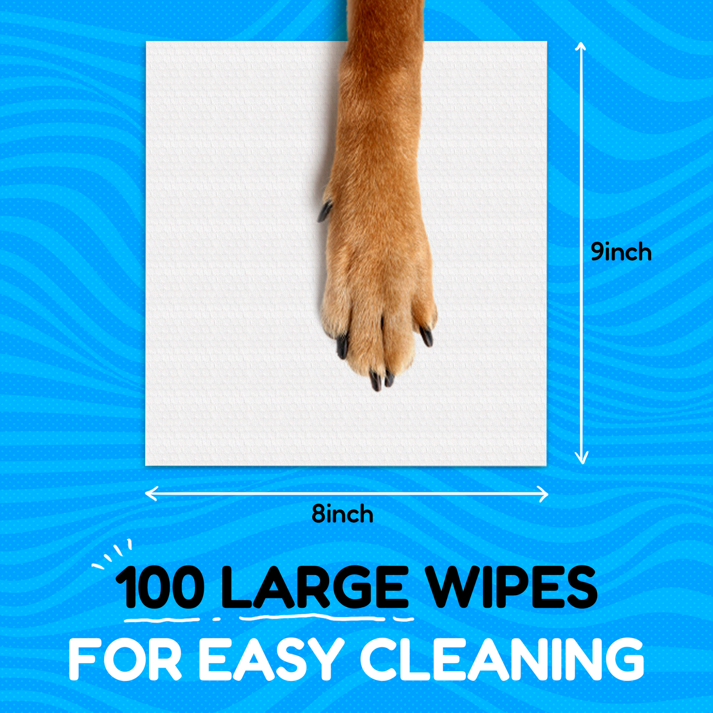 Pet Wipes for Dogs & Cats - 100ct