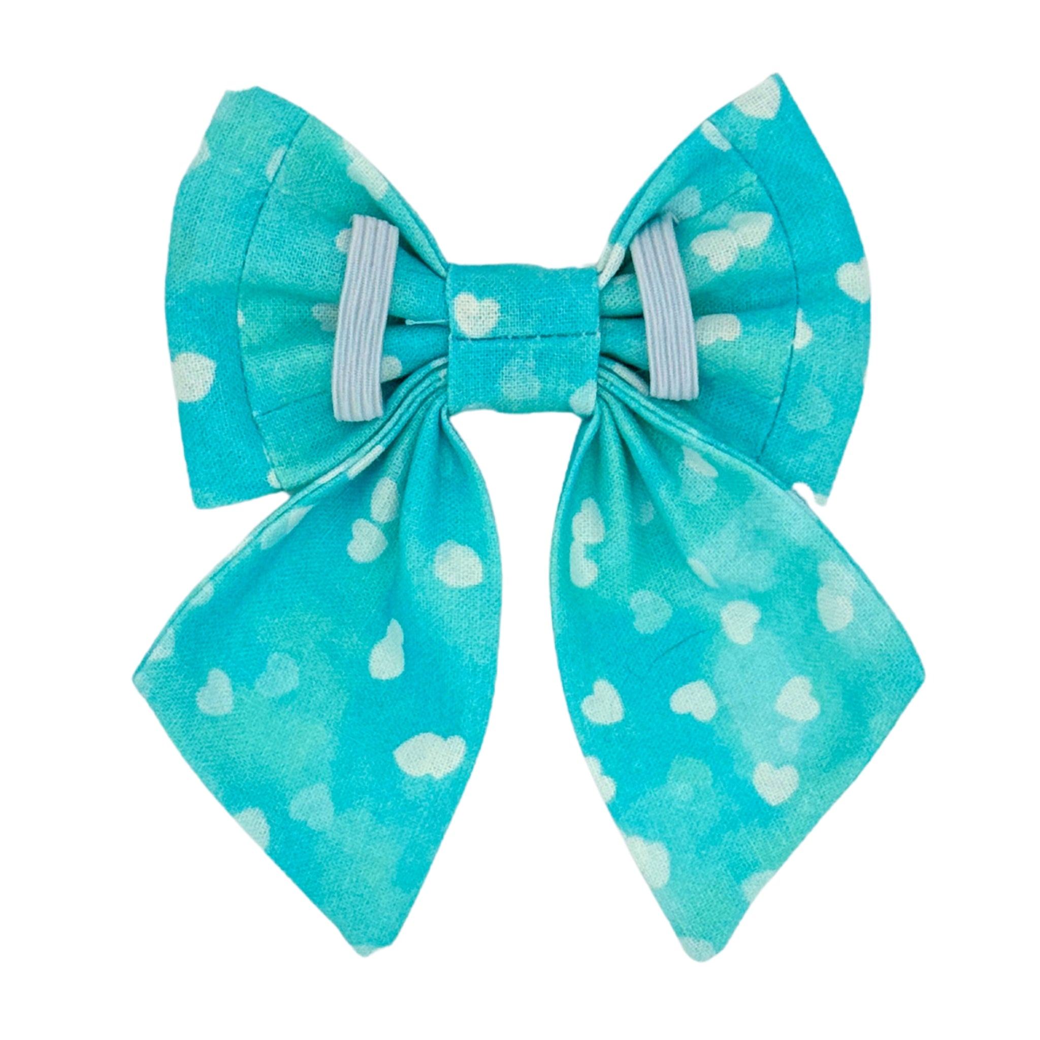 Blue Hearts Sailor Bow