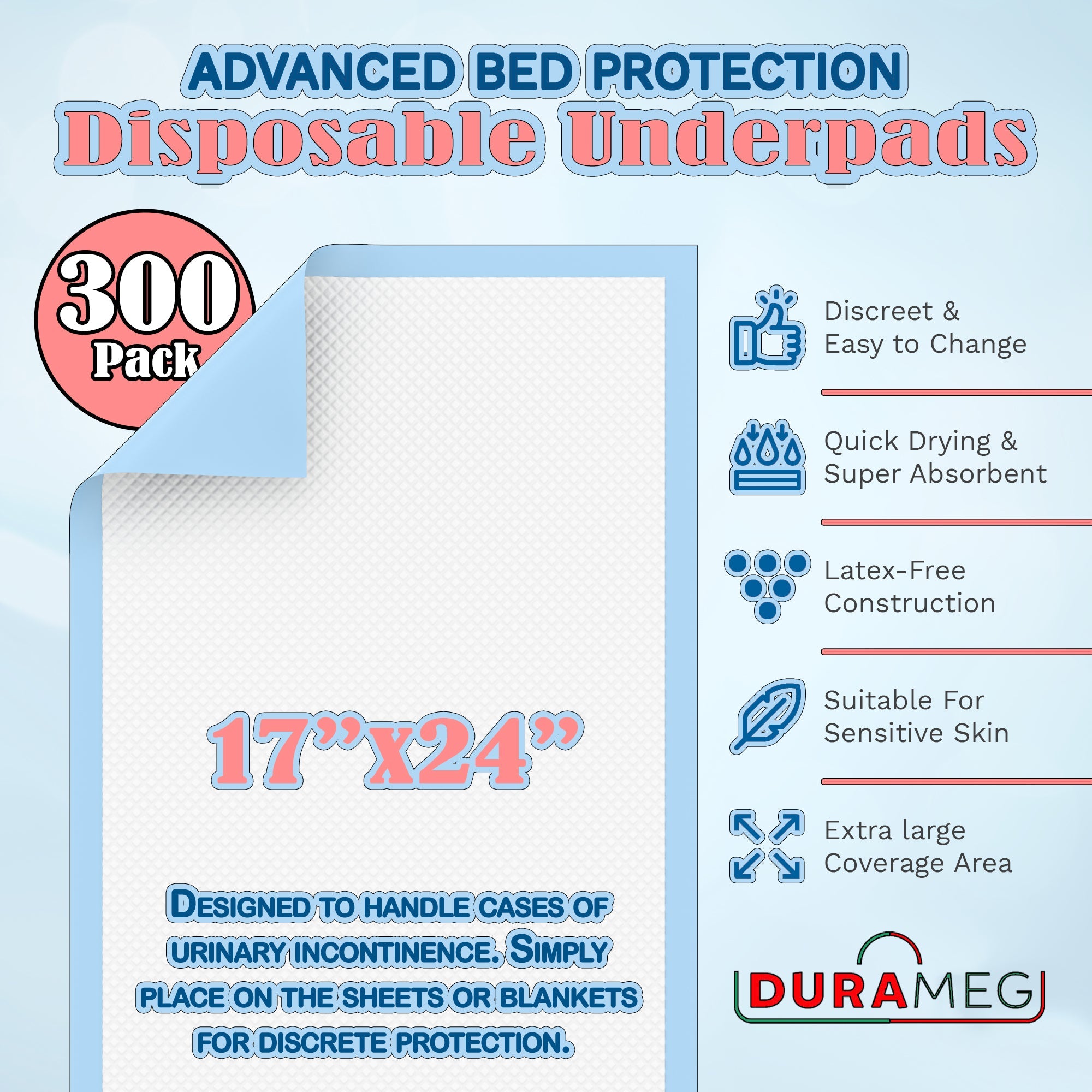 Chucks Pads Disposable Underpads | 17
