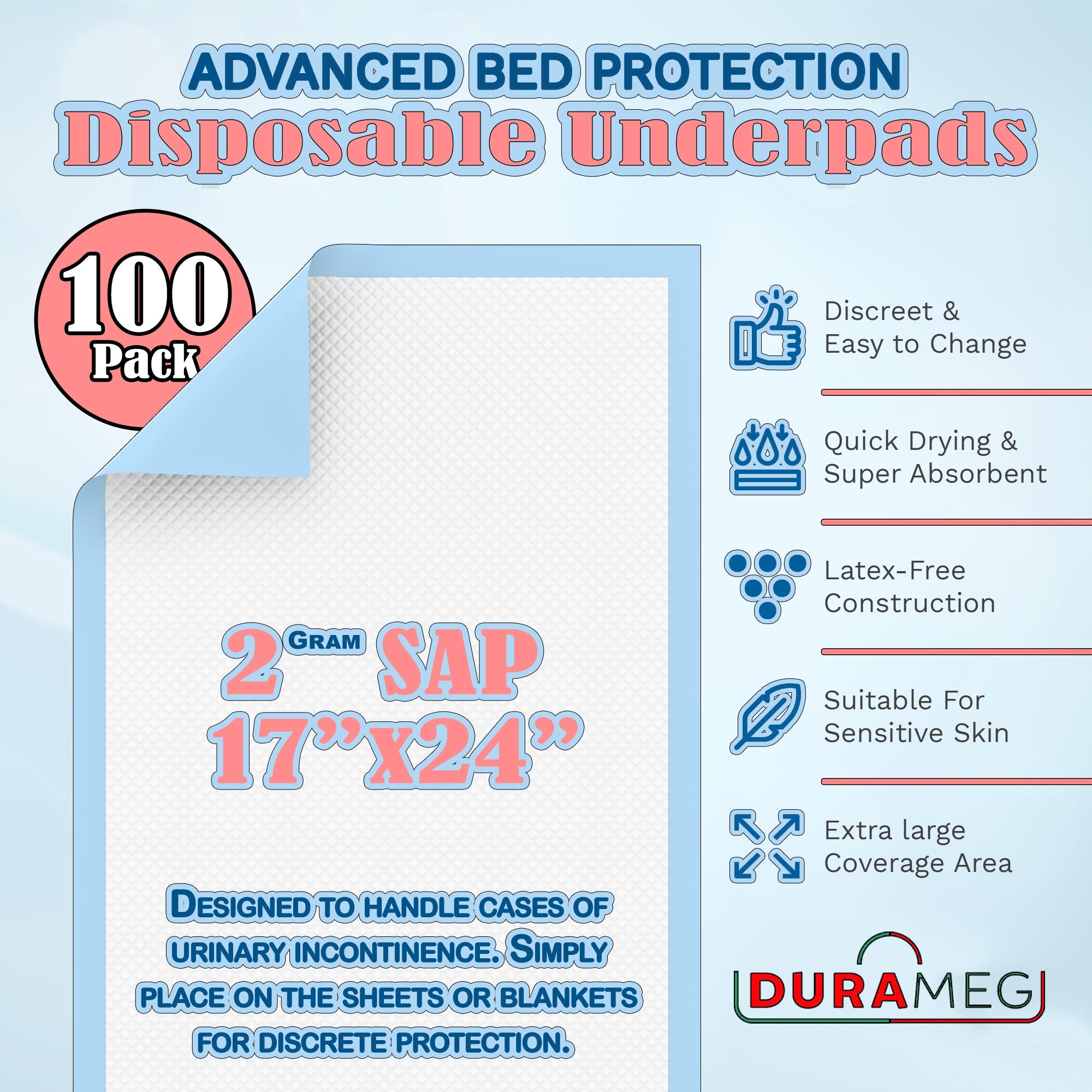 Chucks Pads Disposable Underpads | 17