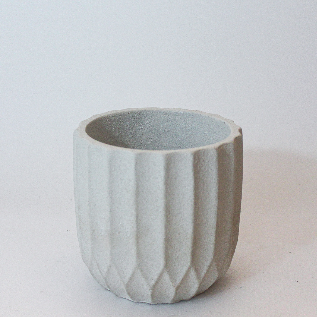 Fluted Textured Planter