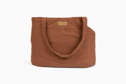 Corduroy Carrier— Brown