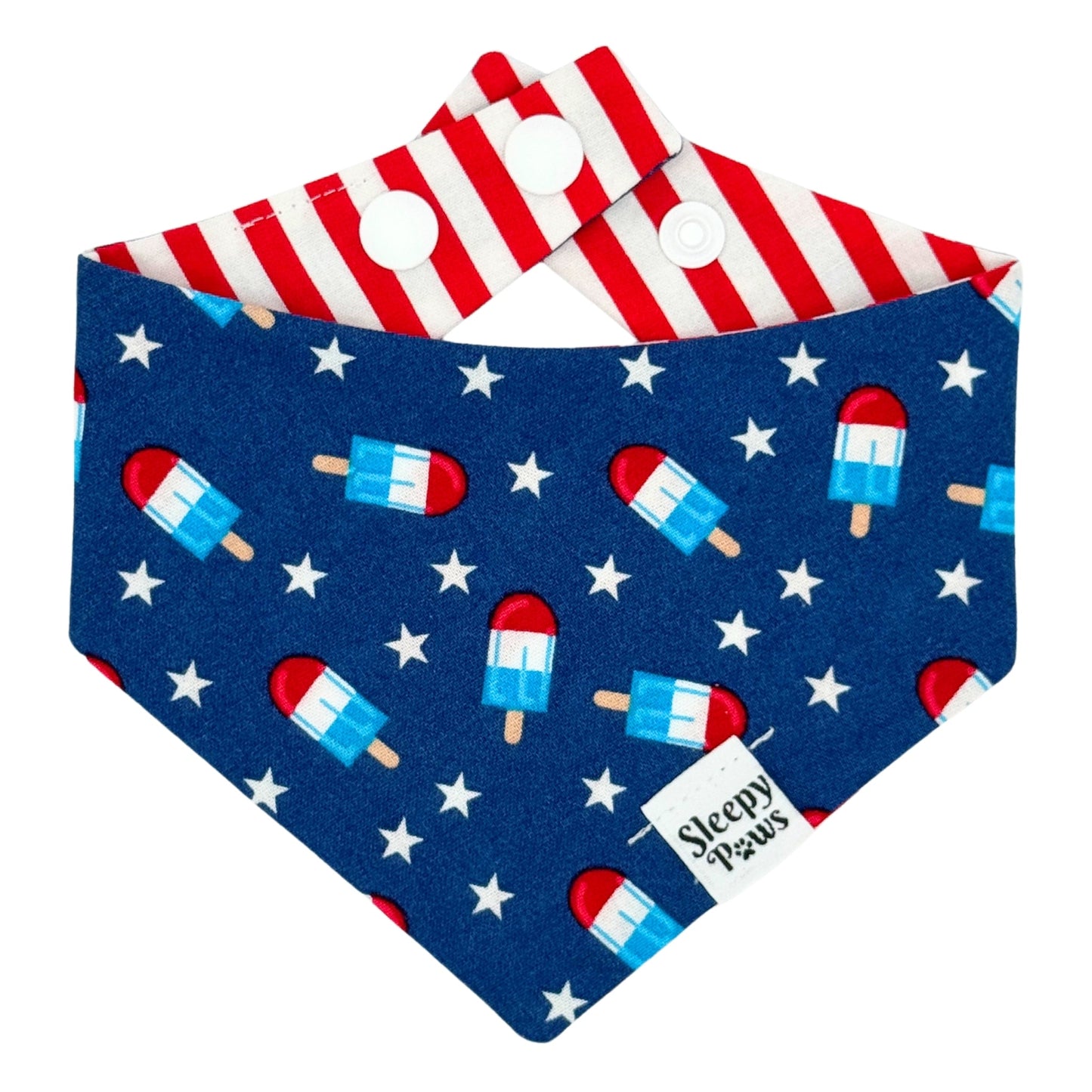 Patriotic Popsicles Pet Bandana