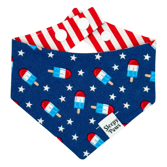 Patriotic Popsicles Pet Bandana