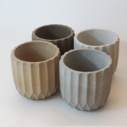Fluted Textured Planter