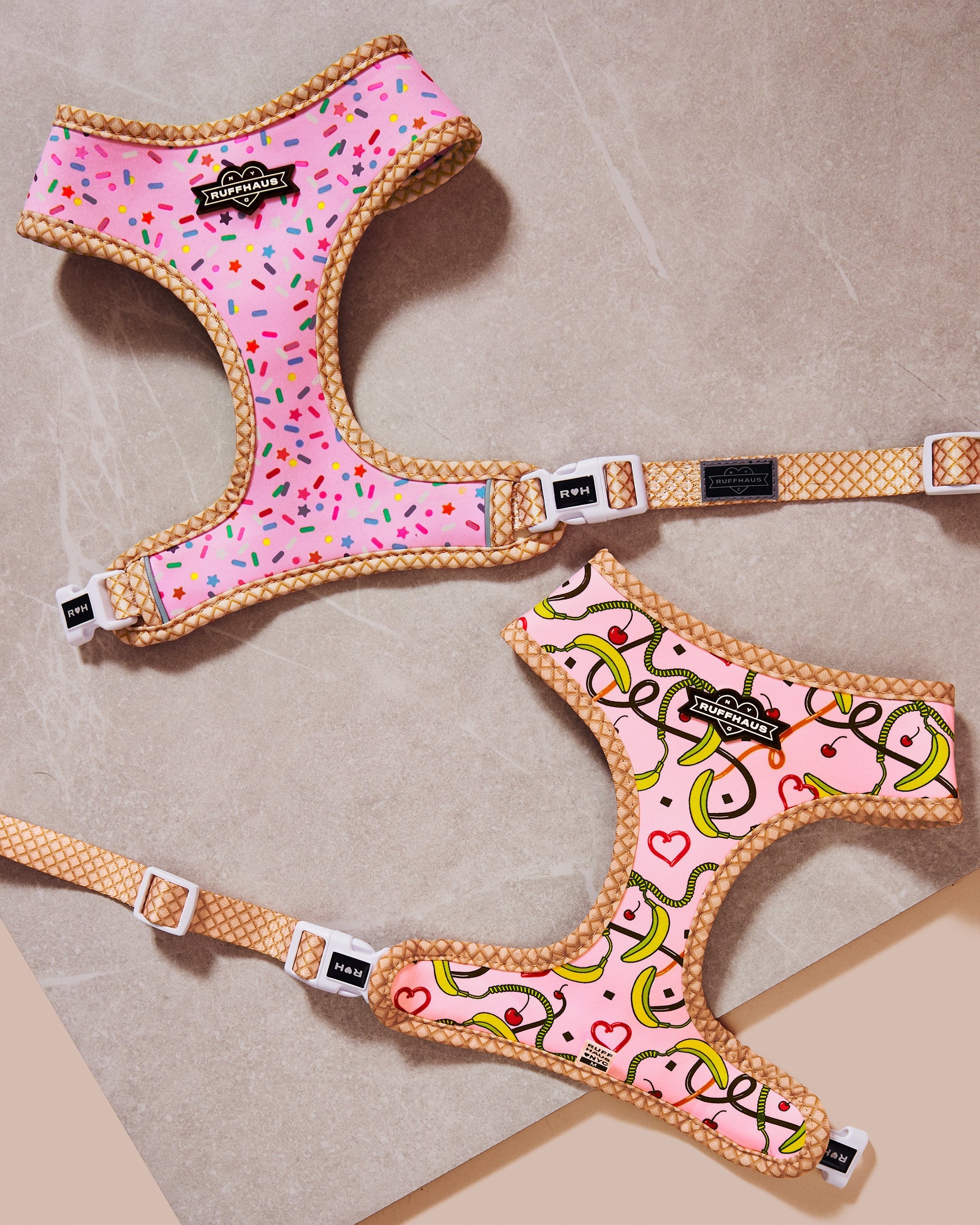 Sprinkle Me Pink Reversible Harness