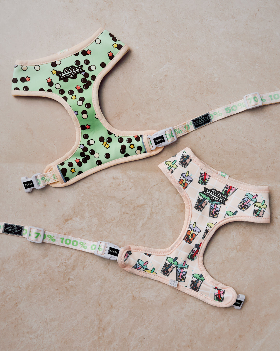 Matcha Boba Reversible Harness