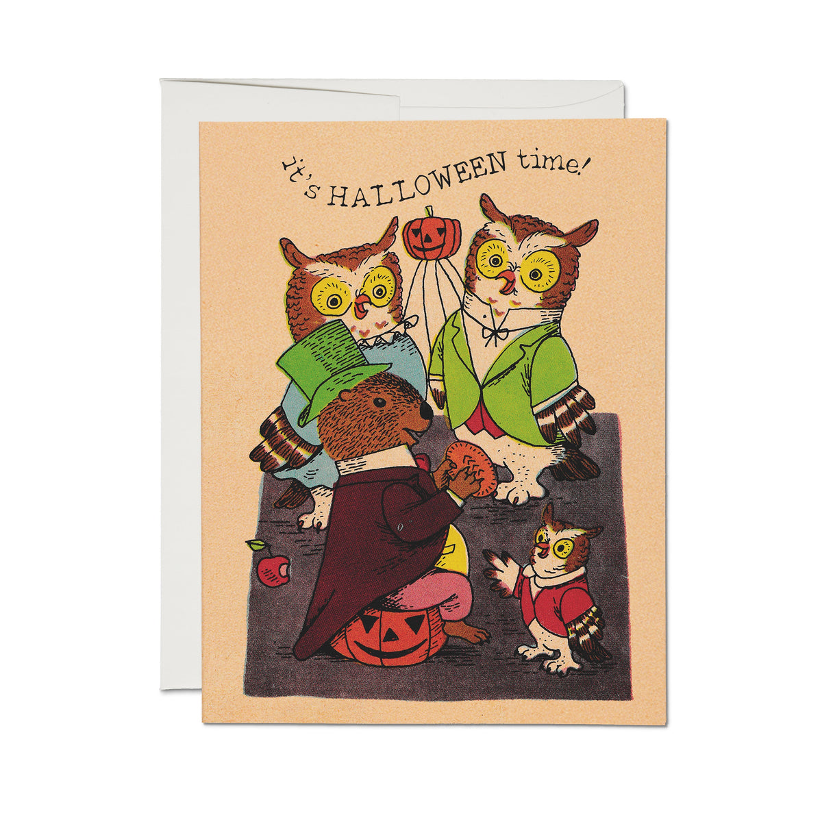 Halloween Time Card