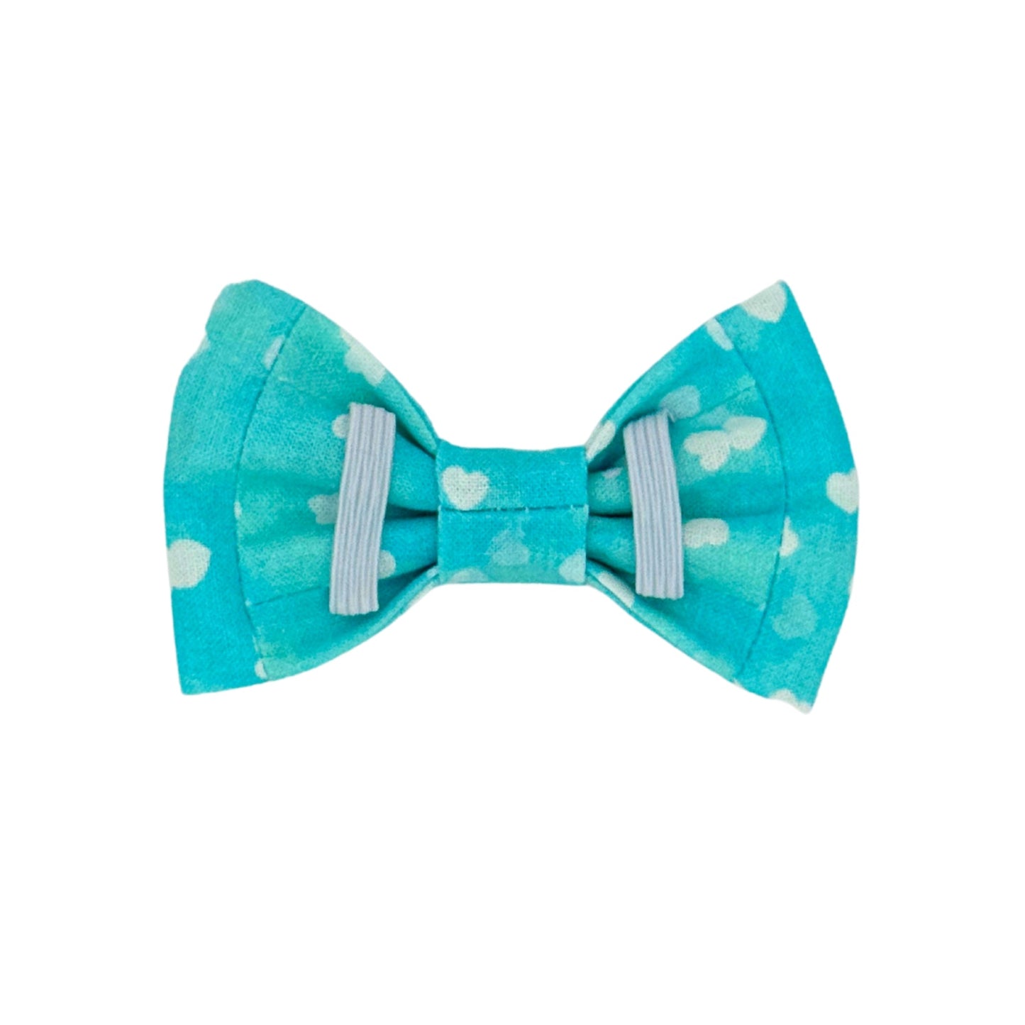Blue Hearts Bow