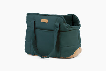 Plush Pup Carrier—Green