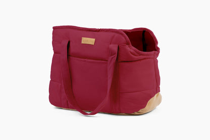 Plush Pup Carrier—Red